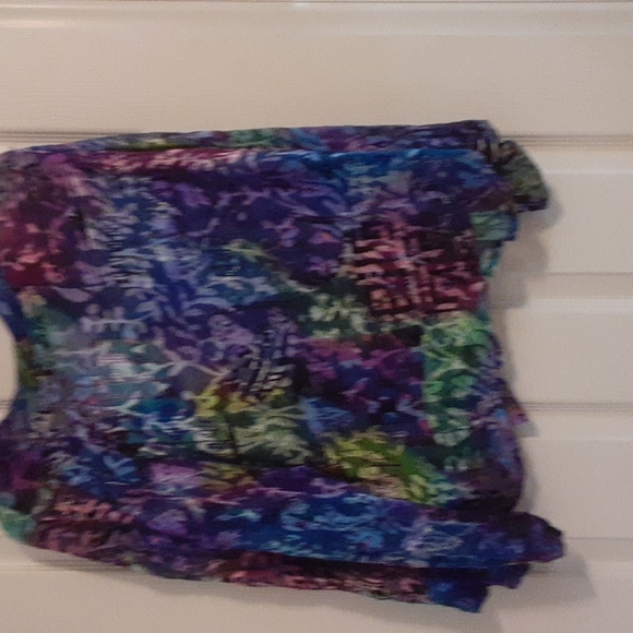 Chicos Multi Colored Top Size 2 - Picture 4 of 7